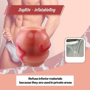 Vlezig Siliconen Fantasie Hondenstijl Piemels – Penisrinf Verlengspeeltje voor Mannen