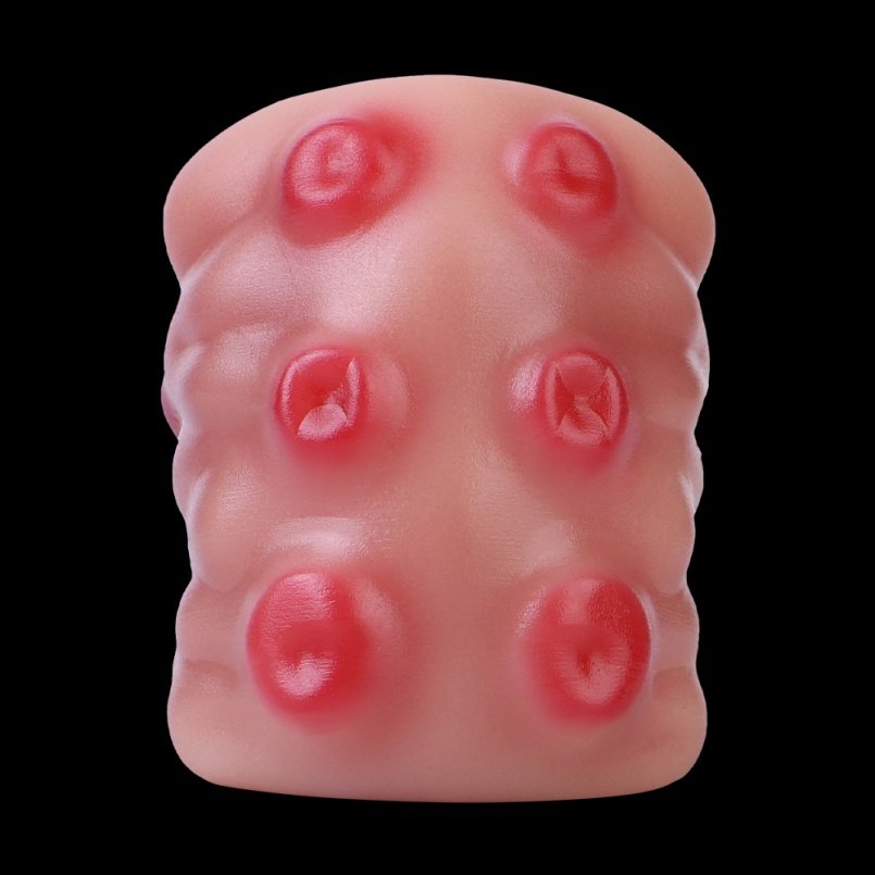 Verbeterende ED Fantasie Cock Ring - Realistische Vaatstructuur Siliconen Voor Langdurige Stimulatie - Afbeelding 7