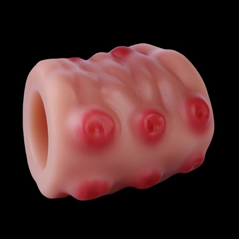 Verbeterende ED Fantasie Cock Ring - Realistische Vaatstructuur Siliconen Voor Langdurige Stimulatie - Afbeelding 8