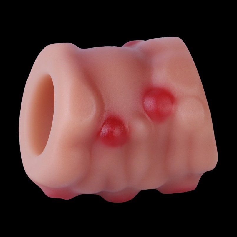 Verbeterende ED Fantasie Cock Ring - Realistische Vaatstructuur Siliconen Voor Langdurige Stimulatie - Afbeelding 9