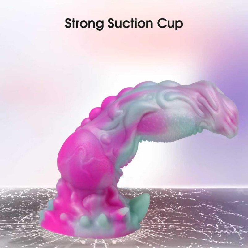 Fantasie Monster Dog Dildo met Invoegfunctie - Lokale Uitzetting Siliconen Zelfbevrediging Dildo - Afbeelding 7