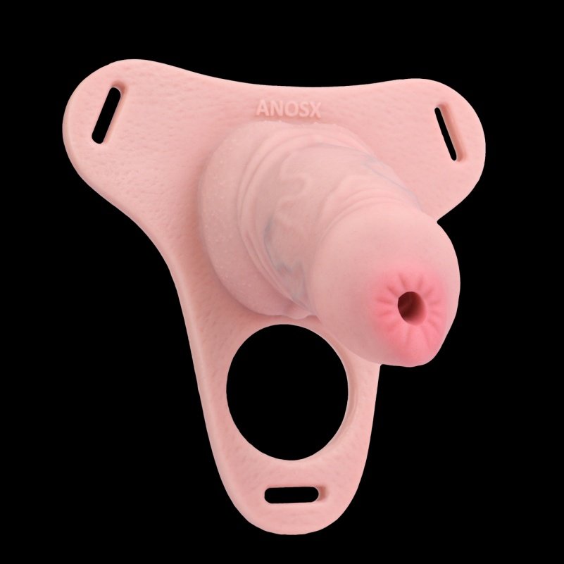 Realistische Siliconen Mannelijke Chastity Cage - Testikel Penisrinf voor Erectiecontrole - Afbeelding 10
