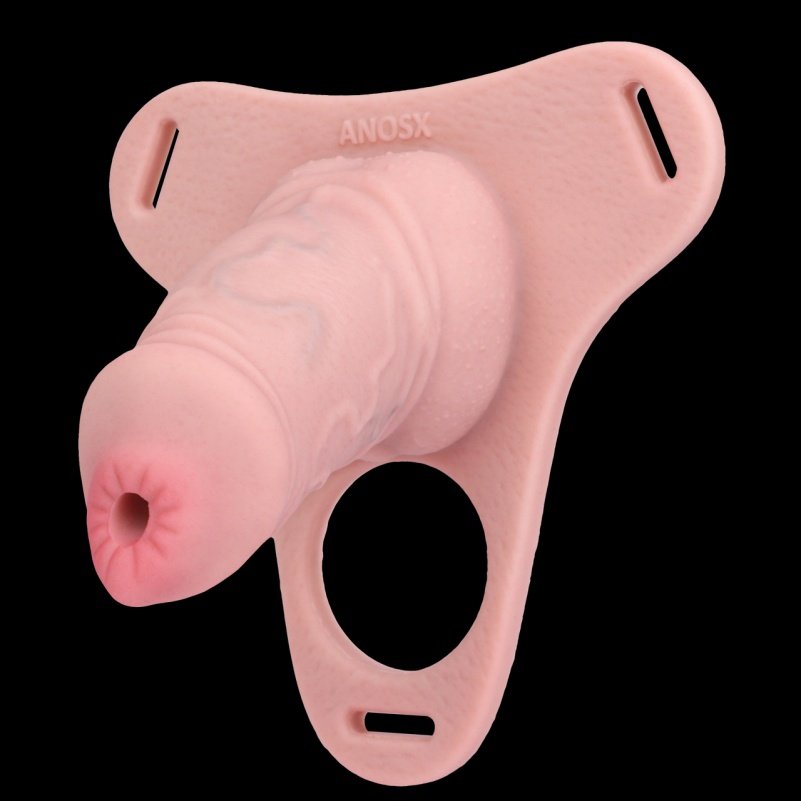 Realistische Siliconen Mannelijke Chastity Cage - Testikel Penisrinf voor Erectiecontrole - Afbeelding 11