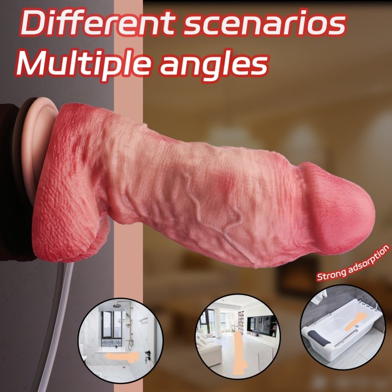 G-Punt Stimulatie Squirten Anal Dildo met Zuignap - Handsfree Strap-On Masturbatie Speeltje - Afbeelding 5