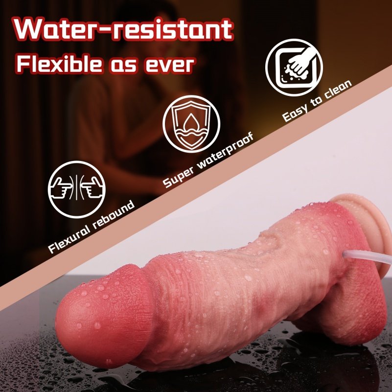 G-Punt Stimulatie Squirten Anal Dildo met Zuignap - Handsfree Strap-On Masturbatie Speeltje - Afbeelding 6