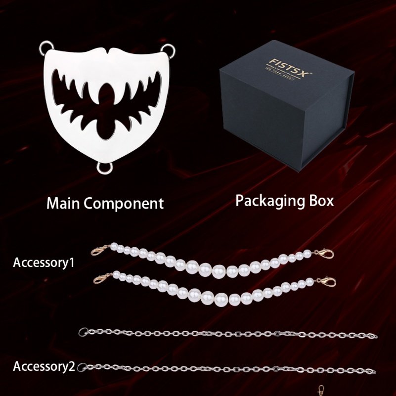 Extreme Sex Metalen String Bikini Bondage Set – Vrouwelijke Strapon Verleiding BDSM Toys - Afbeelding 9