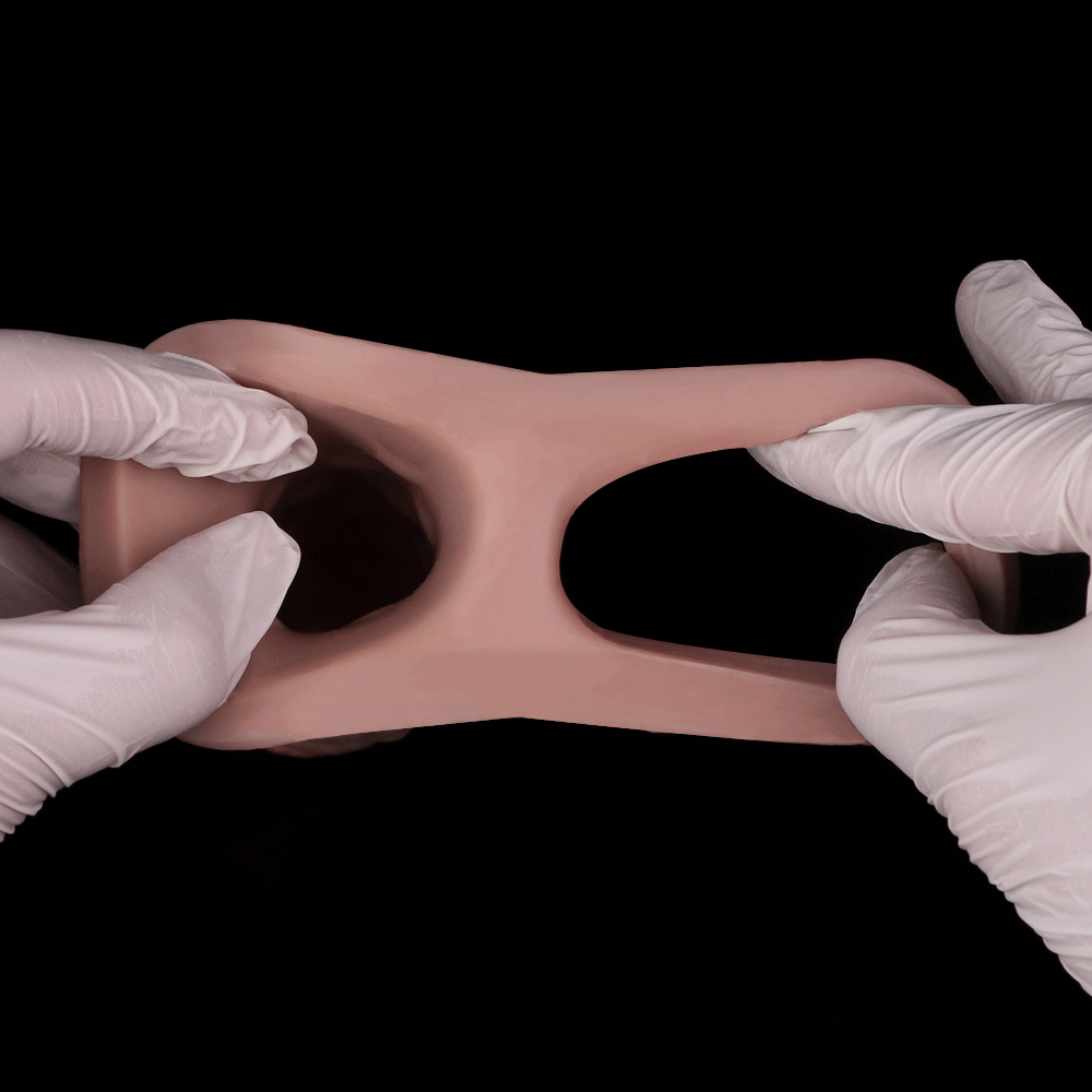 Realistische Siliconen Volledige Micropenis - Penisrinf voor Verlenging en Vergroting - Afbeelding 4