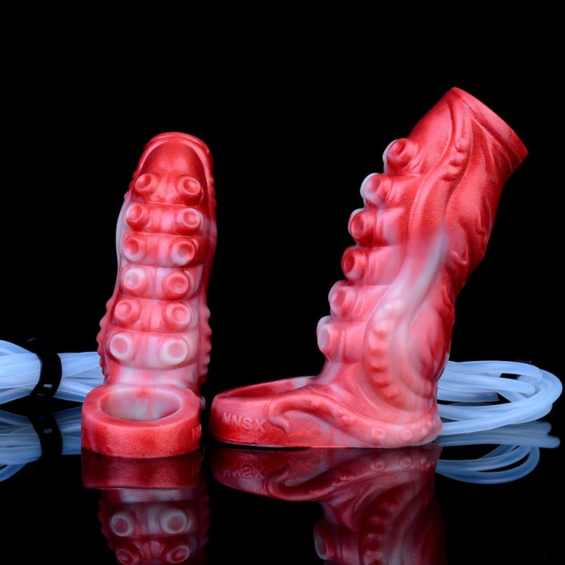 Monster Tentakel Siliconen Fantasie Piemels – Penis Vergroting en Erectie Vertraging