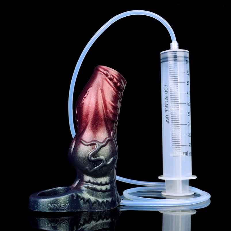 Black-Weapon Silicone Monster Micropenis – Penisrinf Vertragingstoestel Voor Mannen Met Erectiestoornissen - Afbeelding 3