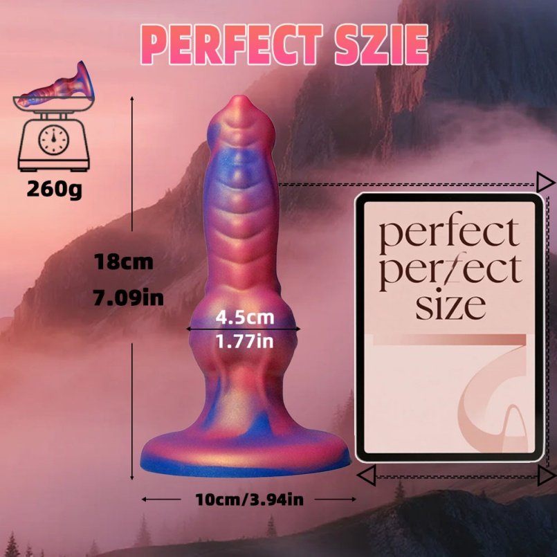 Fantasie Silicone Monster Dog Dildo - Stimulerende Anale en Vaginale Expansie Tool voor Vrouwen - Afbeelding 3
