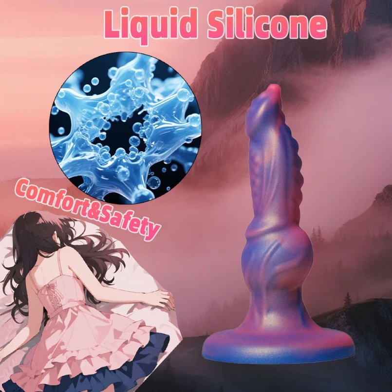 Fantasie Silicone Monster Dog Dildo - Stimulerende Anale en Vaginale Expansie Tool voor Vrouwen - Afbeelding 6