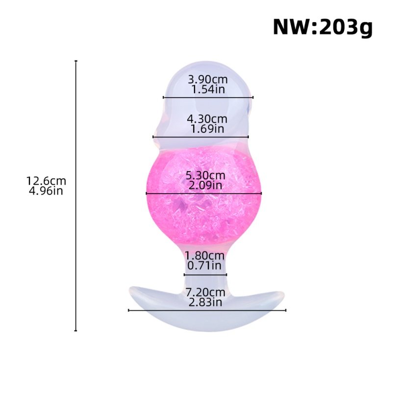 Fantasie Siliconen Butt Plug Dildo - Ankerbasis voor Stabiele Stimulatie bij Vrouwelijke Zelfbevrediging - Afbeelding 8