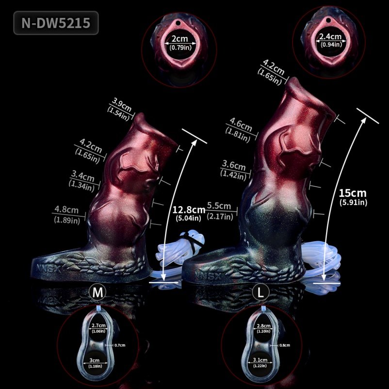 Spuitende Fantasy Monster Piemels – Met Testikel Penisrinf Voor ED Verbetering - Afbeelding 3