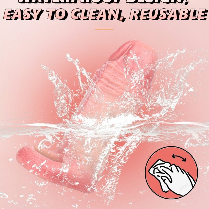 Realistische Fantasy Micropenis Vergroter - Penis Verlenger met Penisring voor Verbeterde Prestaties - Afbeelding 7