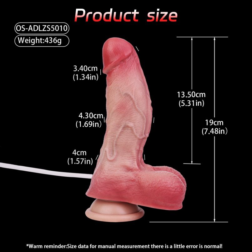 Vrouwelijke Strap-On Inbrengbare Squirten Dildo - Realistische Siliconen Textuur voor Anale Masturbatie - Afbeelding 6