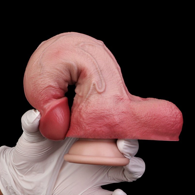 Vrouwelijke Strap-On Inbrengbare Squirten Dildo - Realistische Siliconen Textuur voor Anale Masturbatie - Afbeelding 10