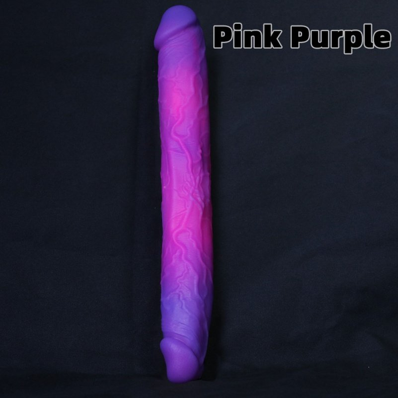 Fantasie Monster Siliconen Anal Doppeldildo – Speciaal Speeltje voor Lesbische Bondage en Stimulatie - Afbeelding 2
