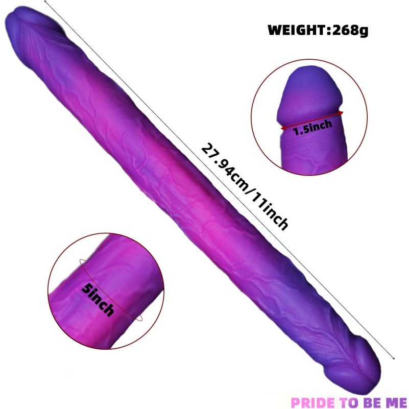 Fantasie Monster Siliconen Anal Doppeldildo – Speciaal Speeltje voor Lesbische Bondage en Stimulatie - Afbeelding 8