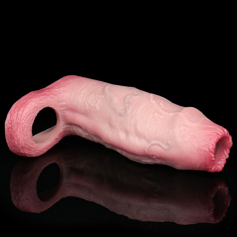 Micropenis Verlenger met Testikel Fixatie en Penisring - Siliconen Stimulator voor Verbeterde Prestaties - Afbeelding 9