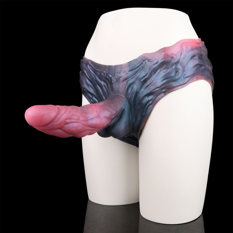 Draagbare Monster Fantasie Piemels Broek - Penis Verlenger Siliconen Penis Ring Tool