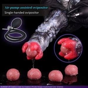 Fantasy Bloemknop Monster Siliconen Ovipositor - Anale en Vaginale Expansie Stimulator voor Vrouwen