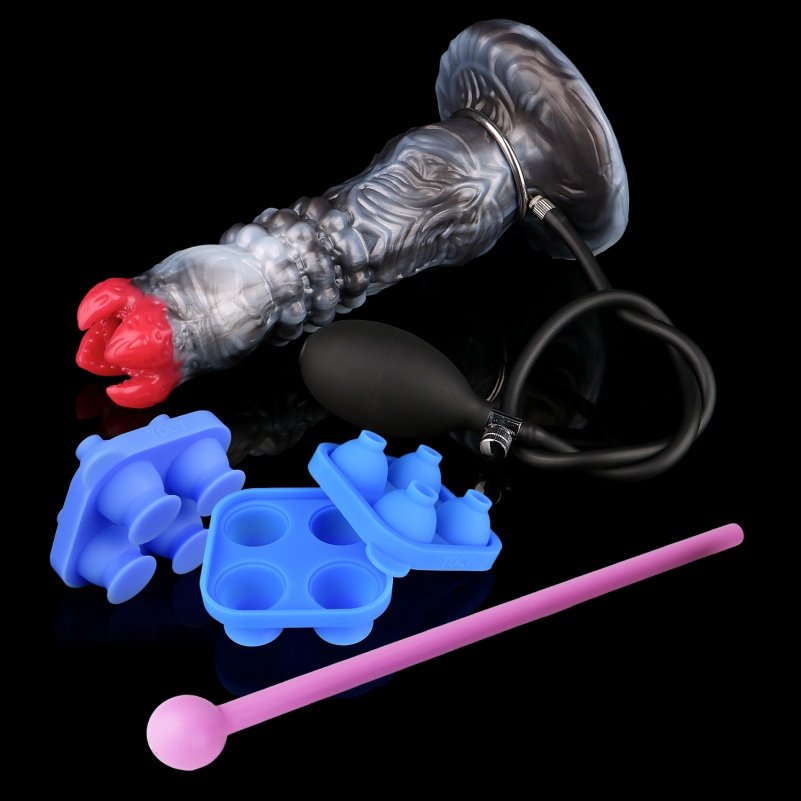 Fantasy Bloemknop Monster Siliconen Ovipositor - Anale en Vaginale Expansie Stimulator voor Vrouwen - Afbeelding 13