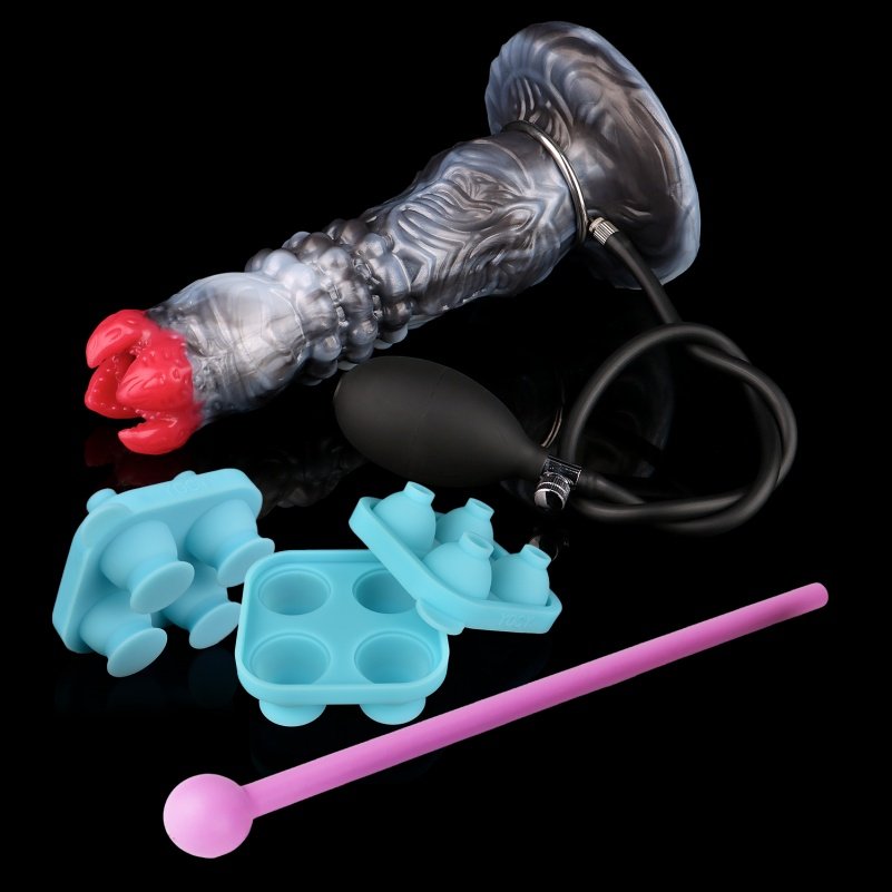 Fantasy Bloemknop Monster Siliconen Ovipositor - Anale en Vaginale Expansie Stimulator voor Vrouwen - Afbeelding 14
