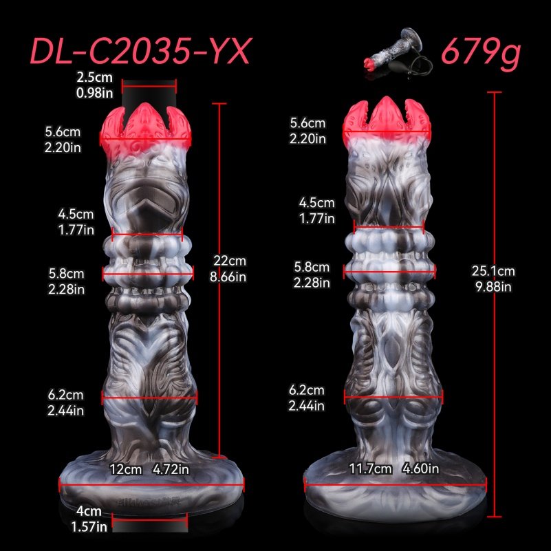 Fantasy Bloemknop Monster Siliconen Ovipositor - Anale en Vaginale Expansie Stimulator voor Vrouwen - Afbeelding 7