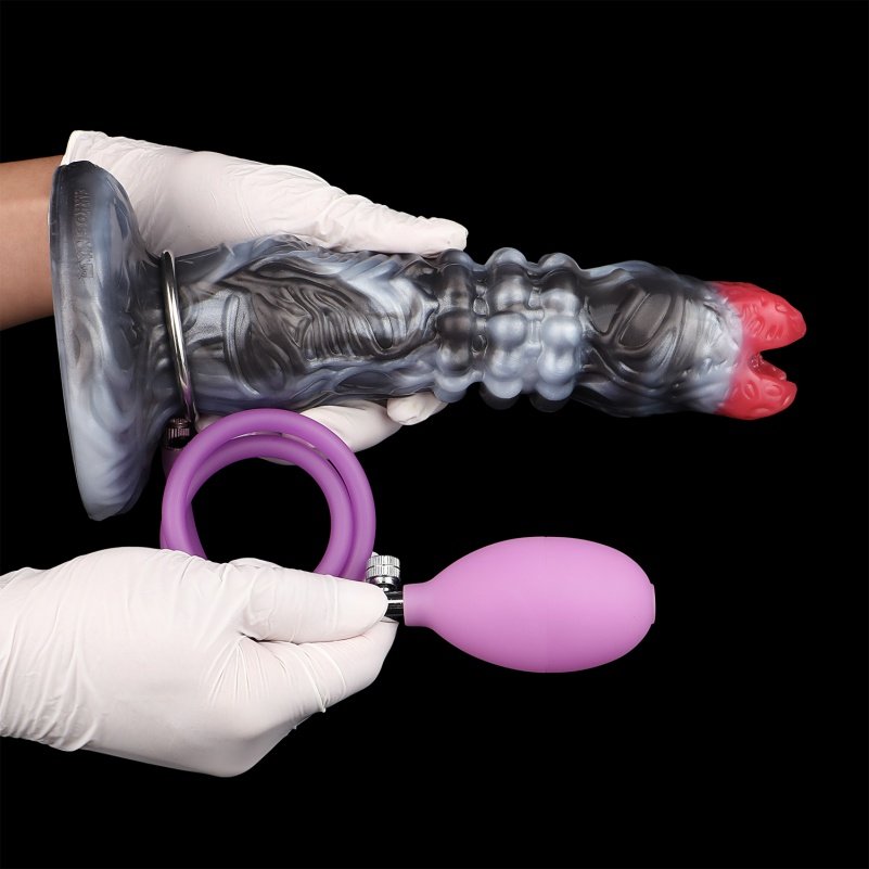 Fantasy Bloemknop Monster Siliconen Ovipositor - Anale en Vaginale Expansie Stimulator voor Vrouwen - Afbeelding 9