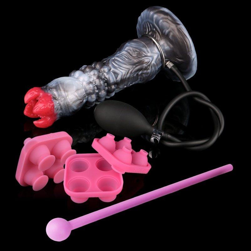 Fantasy Bloemknop Monster Siliconen Ovipositor - Anale en Vaginale Expansie Stimulator voor Vrouwen - Afbeelding 12