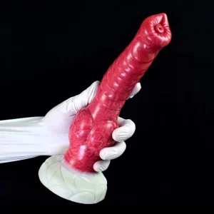 Rode Siliconen Fantasy Monstercock - Strap-On G-Spot Stimulerend Masturbatiespeeltje