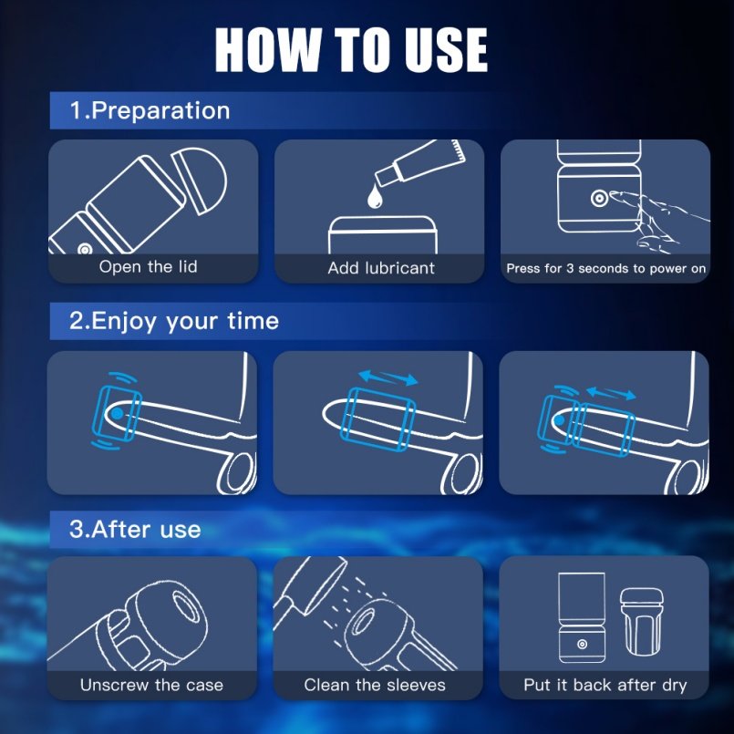 Vibrerende Massage Zuig Penis Blowjob Gerät - Slimme Waterdichte Silicagel Masturberen Cup - Afbeelding 4