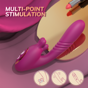 G-spot Vibrerende Fantasie Silicone Stotende Dildo - Vrouwelijke Vaginale Zelfstimulatie Tool