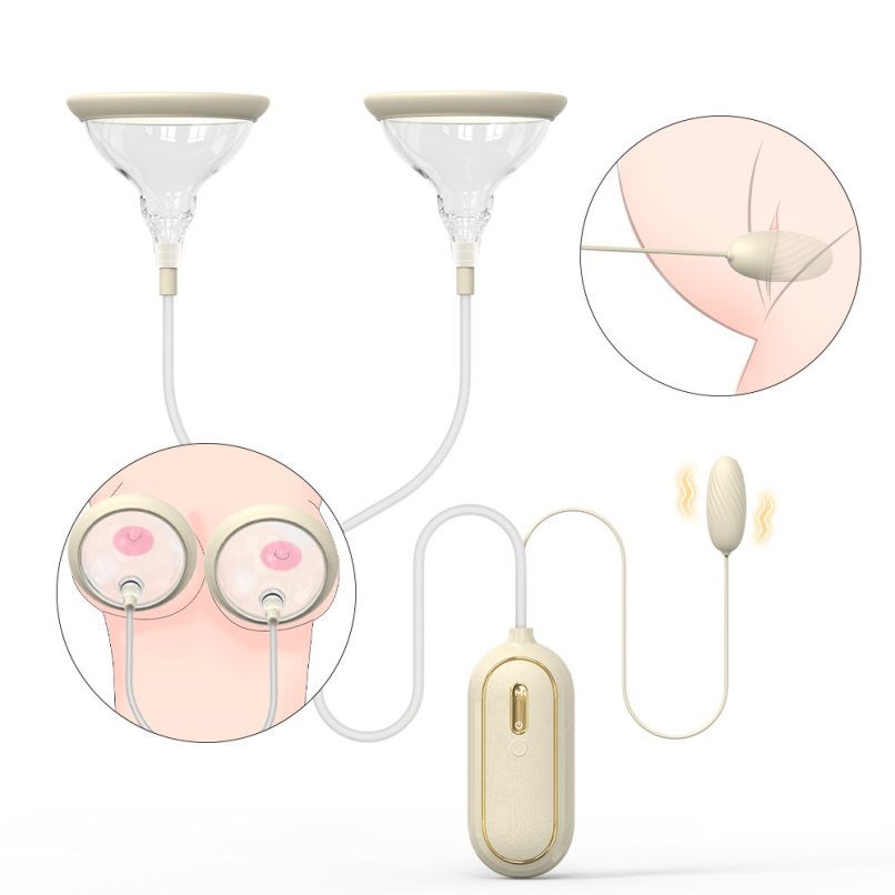 G-Punt Vibrerende Zuig- en Tepel Pump - 2-in-1 Multifunctioneel Speeltje voor Vrouwelijke Zelfbevrediging - Afbeelding 4