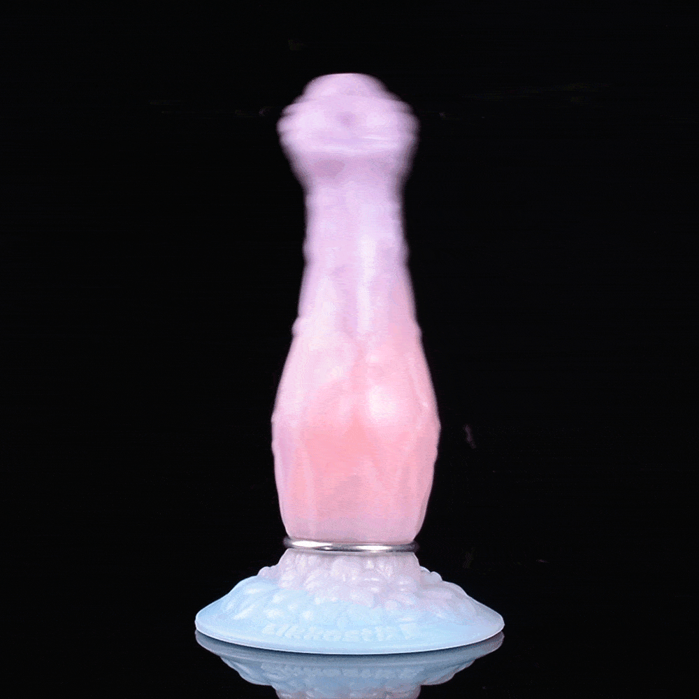 Fantasy Roze Siliconen Monster Inflatable Dildo - Inbrengbare Vaginastimulator voor Vrouwen - Afbeelding 2