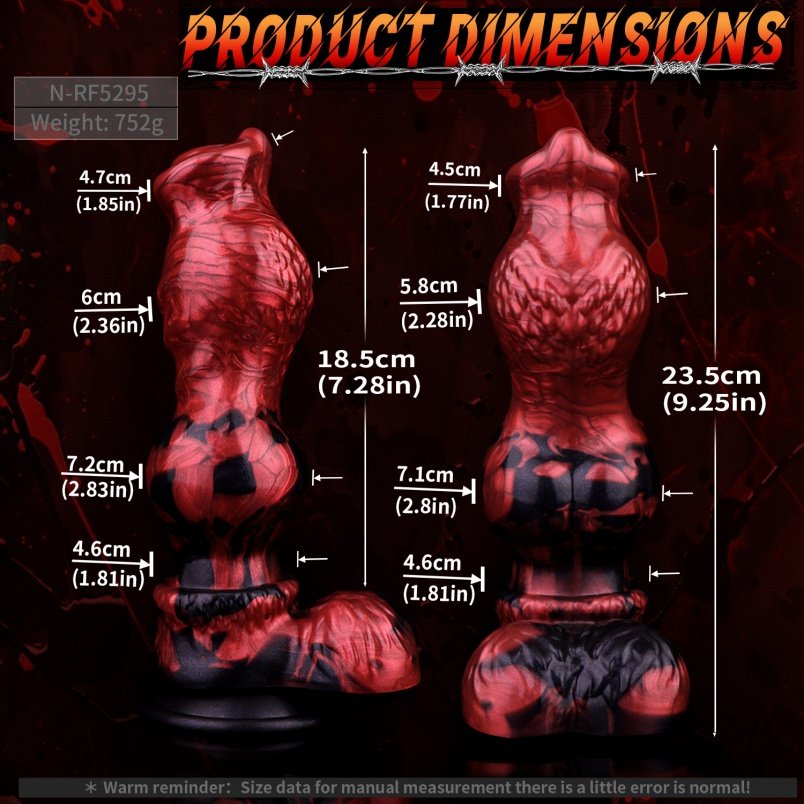 Monster Fantasie Knot Dildo met Zuignap - Vaginale Lokale Expansie Siliconen Speeltje - Afbeelding 3