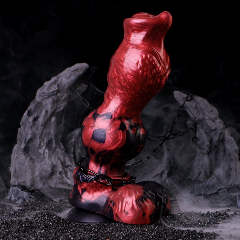 Monster Fantasie Knot Dildo met Zuignap - Vaginale Lokale Expansie Siliconen Speeltje - Afbeelding 8