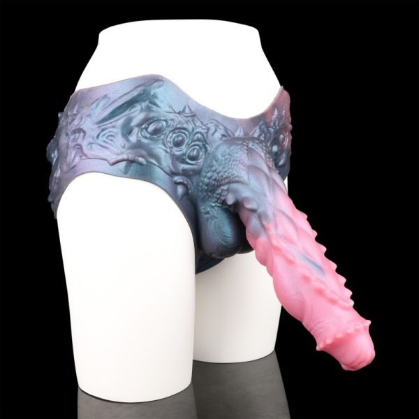 Fantasie Siliconen Monster Piemels Broek - Verbeterde ED Behandeling met Penis Ring Draagbaar Hulpmiddel
