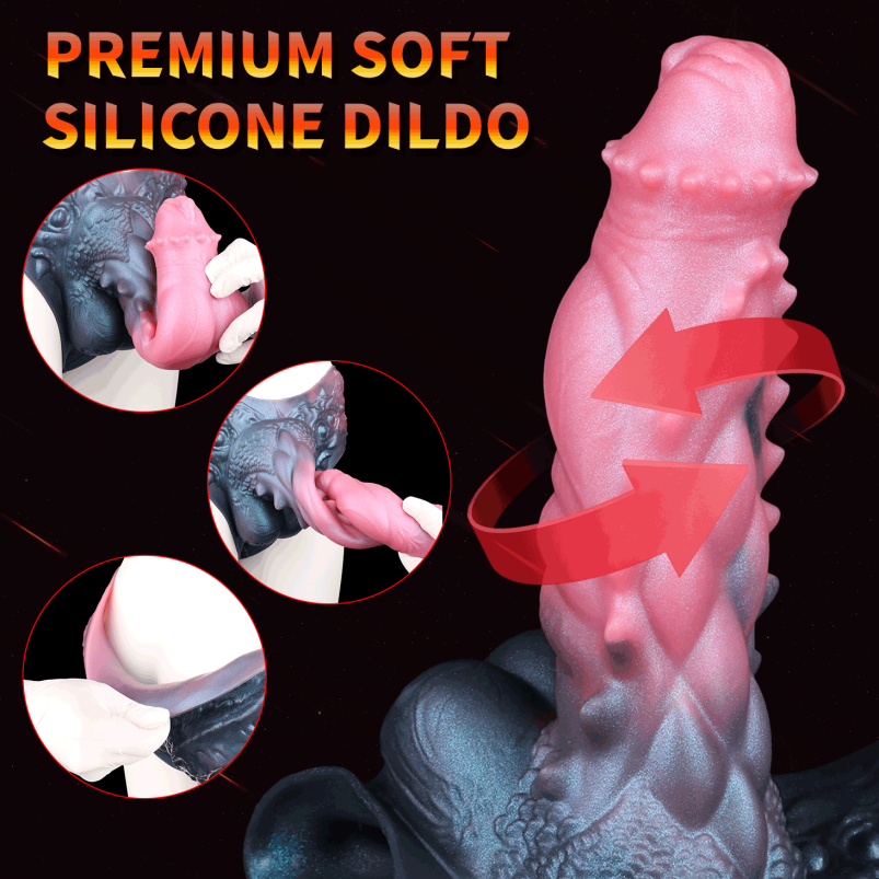Fantasie Siliconen Monster Piemels Broek - Verbeterde ED Behandeling met Penis Ring Draagbaar Hulpmiddel - Afbeelding 10