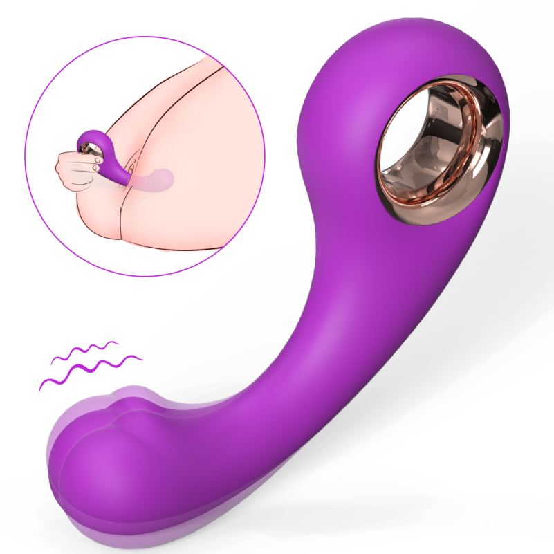 Fantastische Siliconen Stotende Dildo - Stimulerende Vrouwelijke G-spot Vibrator - Afbeelding 3