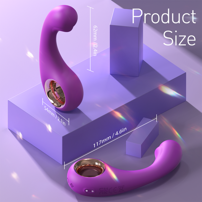 Fantastische Siliconen Stotende Dildo - Stimulerende Vrouwelijke G-spot Vibrator - Afbeelding 4
