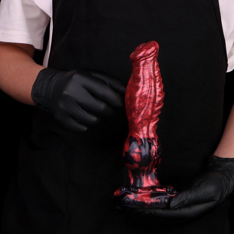 Fantasie Dogmonster Knot Dildo Siliconen Zuignap - Vaginale Lokale Expansie Vrouwelijk Masturbatie Speeltje