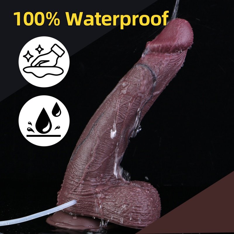 Realistische Fantasie Squirten Dildo met Zuignap - Vrouwelijke Vaginale Stimulatie Masturbeerhulpmiddel - Afbeelding 7