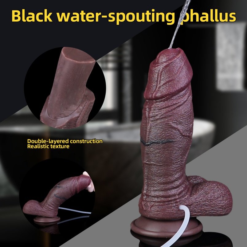 Squirten Fantasie Siliconen Dildo met Zuignap - Inzetbare 5.91 Inch Vaginale Masturbeerhulpmiddel voor Vrouwen - Afbeelding 5