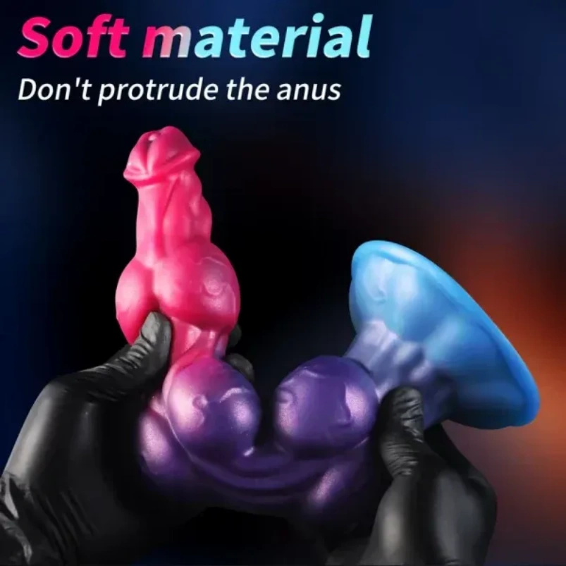 Monster Dog Knot Dildo Fantasy Anal Beads - Vaginale Uitbreiding en Siliconen Expansie Tool - Afbeelding 6
