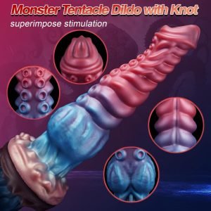 Fantastische Tentacle Monster Cock - Stimuleer de Drievoudige Sensitieve Punten van de Vrouw met Silicone Toy