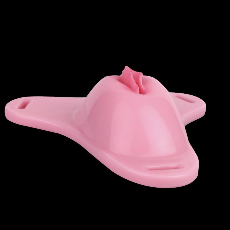 Mannequinstijl Strap-on Nepkut Broek - Roze Siliconen Invoegseks Speeltje - Afbeelding 9