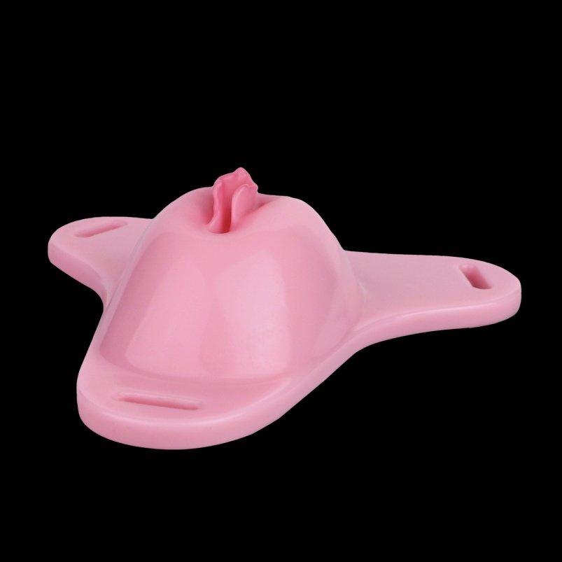 Mannequinstijl Strap-on Nepkut Broek - Roze Siliconen Invoegseks Speeltje - Afbeelding 10