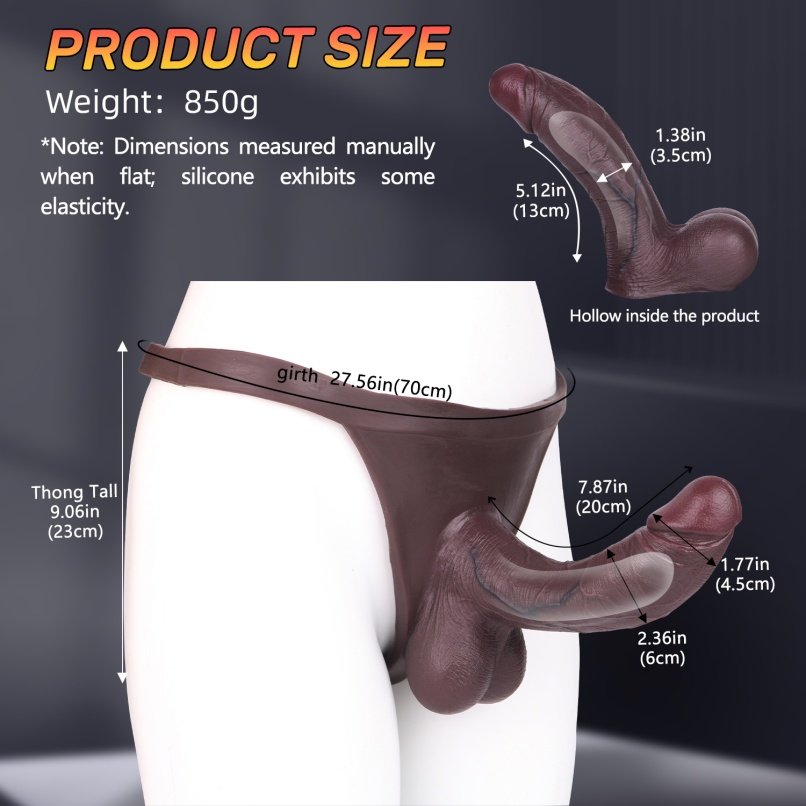 Verlengende en Verdikkende Sheath Underwear - Realistische Siliconen Cock Sleeve voor Mannen" - Afbeelding 13