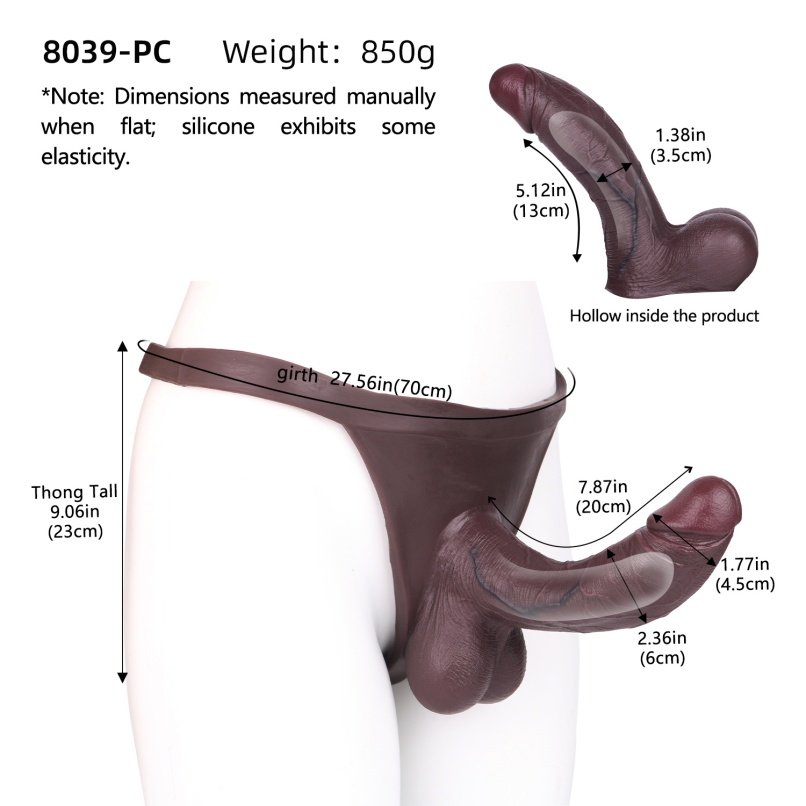 Verlengende en Verdikkende Sheath Underwear - Realistische Siliconen Cock Sleeve voor Mannen" - Afbeelding 8